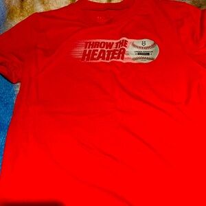 Red under Armour boys tee